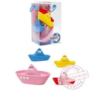 Barbapapa pack 4 jouets de bain les bateaux Plastoy -P80503