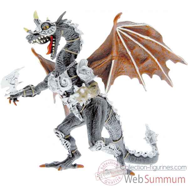 Collection les dragons figurine le dragon en armure Figurine Plastoy 60243