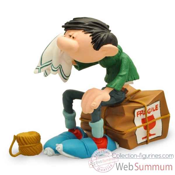 Figurine de collection gaston caisse fragile bd - collectoys -316