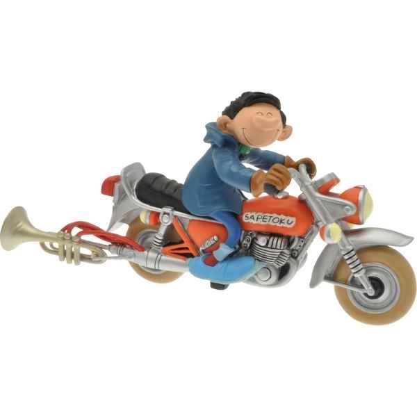 Figurine gaston moto  Plastoy 00305