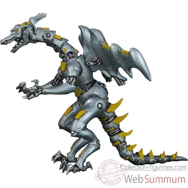 Figurine le dragon robot gris Plastoy -60265