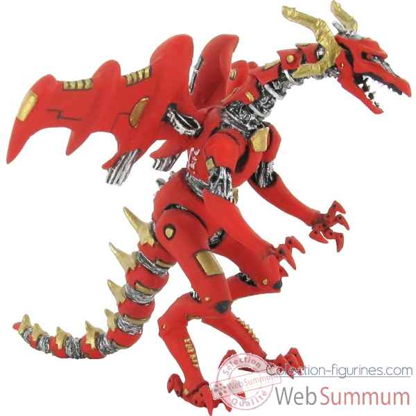 Figurine le dragon robot rouge Plastoy -60264