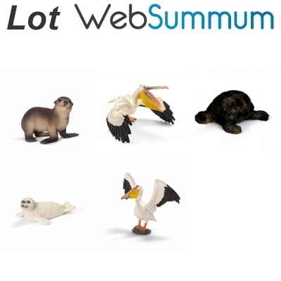 Promotion figurine animaux marins et pelican Schleich -LWS-78