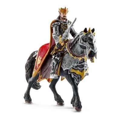 Chevalier dragon roi à cheval schleich -70115
