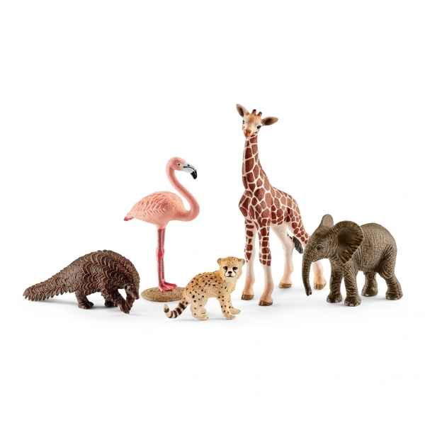 Figurine assortiment d\'animaux wild life schleich -42388