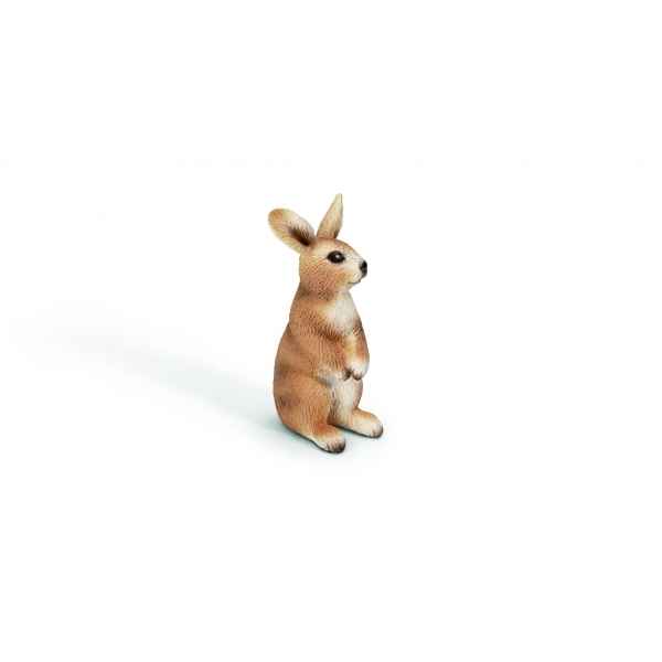 Figurine lapin debout animaux schleich 13672