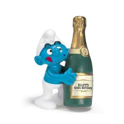 schleich-20708-Figurine Schtroumpf a bouteille