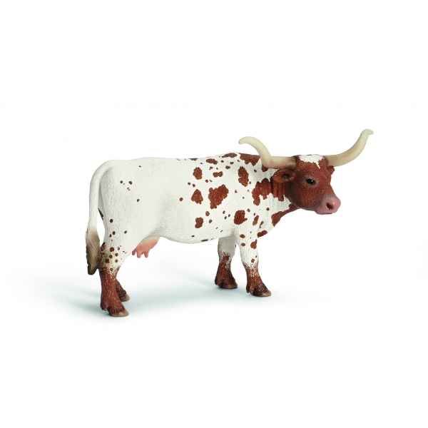 Figurine vache longhorn du texas animaux schleich 13685