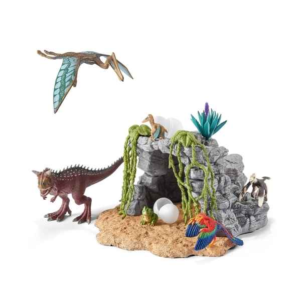 Kit de dinosaures avec grotte schleich -42261