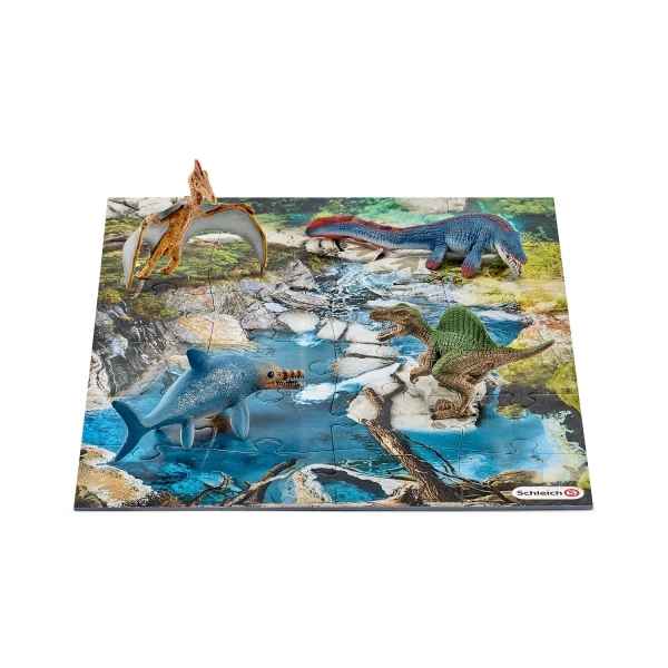 Mini-dinosaures avec puzzle point d\'eau schleich -42330