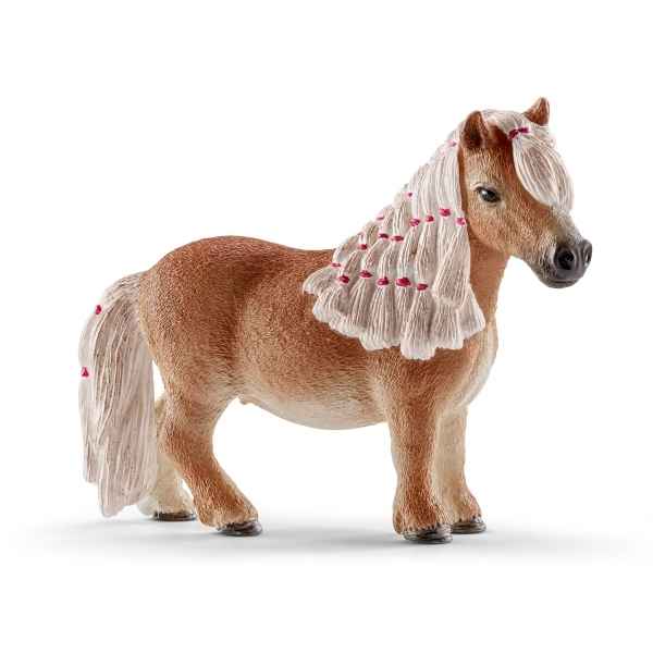 Mini jument poney shetland schleich -13776