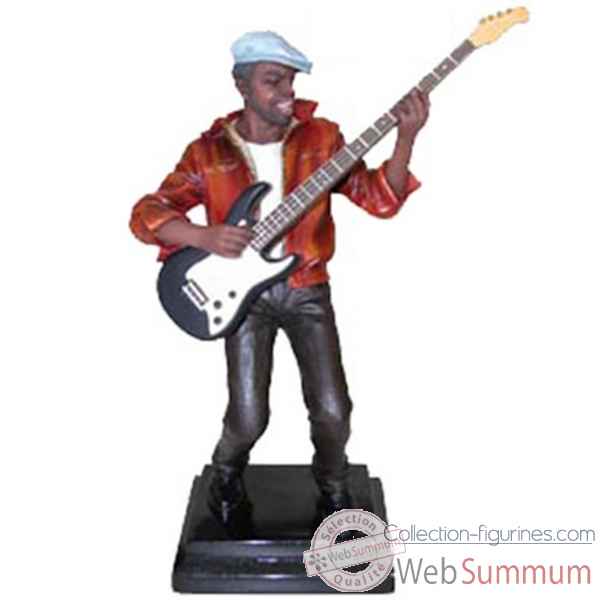 Figurine resine guitare Statue Musicien -Y10ZP-538