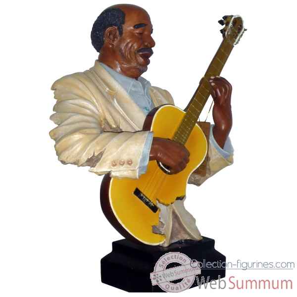 Figurine resine guitare Statue Musicien -Y20ZP-1521