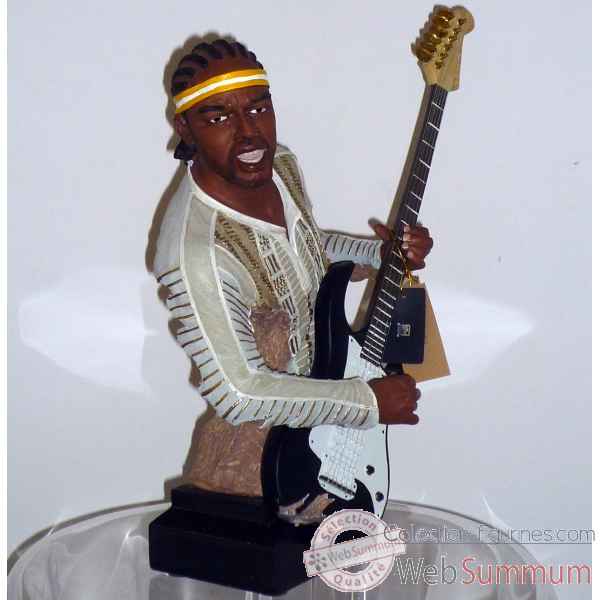 Figurine resine guitare Statue Musicien -Y20ZP-1713