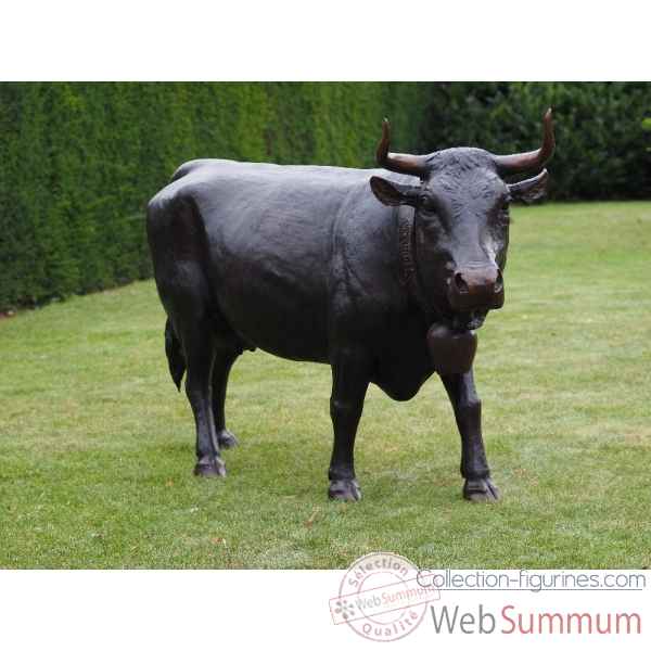 Statue bronze vache des herens -B47346
