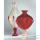 Vase en verre Formia couleur or et rouge -V14101