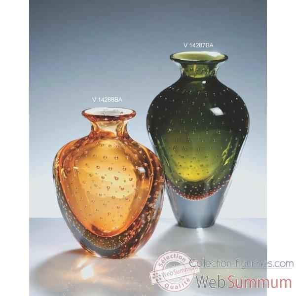 Vase en verre Formia couleur verte -V14287BA