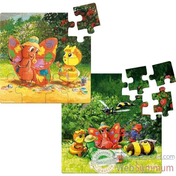 Puzzles evolutifs droles de petites betes vilac -5439